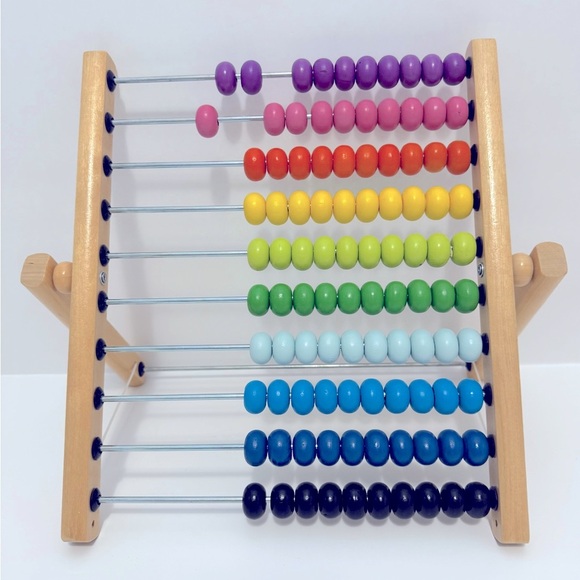 IKEA 100 Wooden Bead Abacus Learning Toy - Never Used - Picture 4 of 8